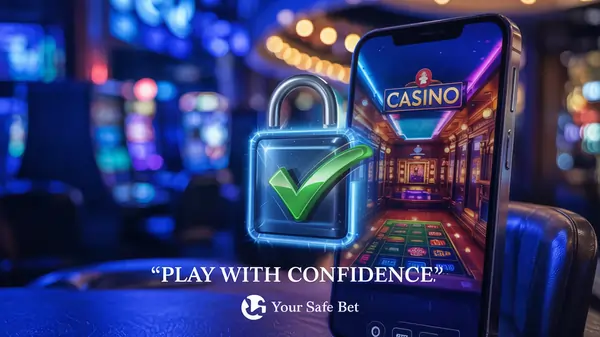 How Secure Are Online Casino Apps with casino background